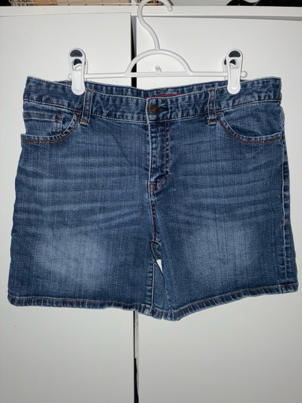 Tommy Hilfiger Medium Blue Denim Mini Skirt